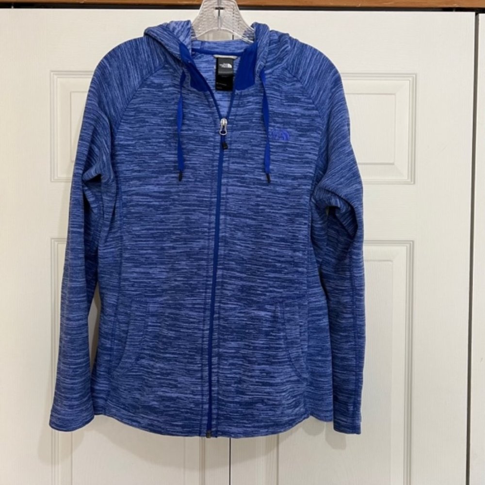 The North Face Purple Full Zip Hoodie Size L